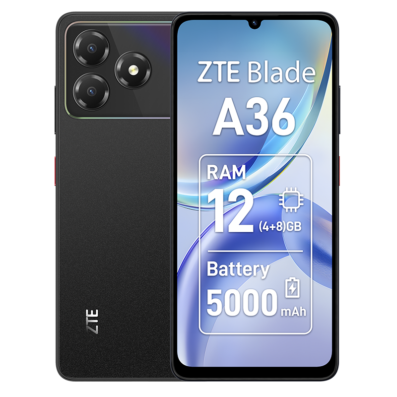 6902176151866 P606F20-BLACK-OP ZTE BLADE A36 6