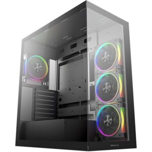 6933412765394 | P/N: R-CG580-BKADA4-G-2 | Cod. Artículo: DSP0000035387 Caja ordenador gaming atx deepcool cg580v2 cristal templado negro
