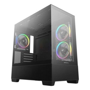 6933412765455 | P/N: R-CG380-BKAGM3-G | Cod. Artículo: DSP0000039892 Caja ordenador gaming deepcool cg380 3f matx argb cristal templado negro
