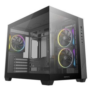 6933412765493 | P/N: R-CG330-BKNGM3-G | Cod. Artículo: DSP0000039894 Caja ordenador gaming deepcool cg330 3f matx argb cristal templado negra