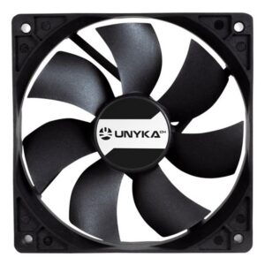 6940533543510 | P/N: 80.120.25 | Cod. Artículo: DSP0000035146 Ventilador caja unykach 120mm negro