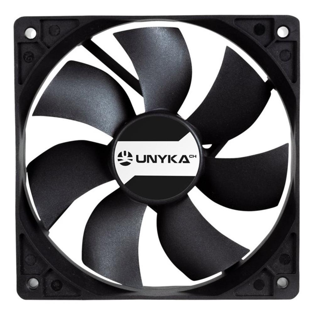6940533543510 | P/N: 80.120.25 | Cod. Artículo: DSP0000035146 Ventilador caja unykach 120mm negro