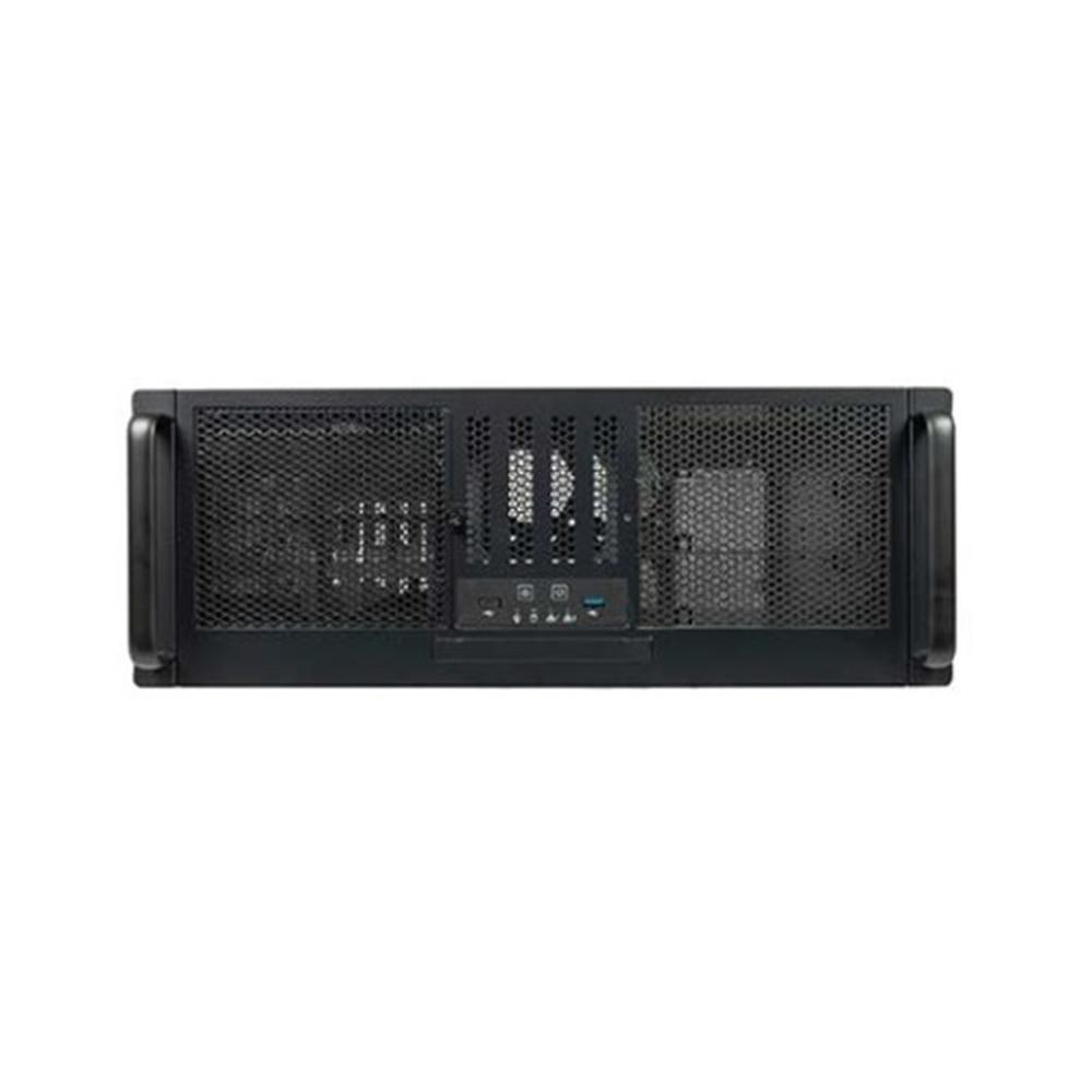 Caja rack unykach 4u 19 pulgadas negro - plata - Imagen 2