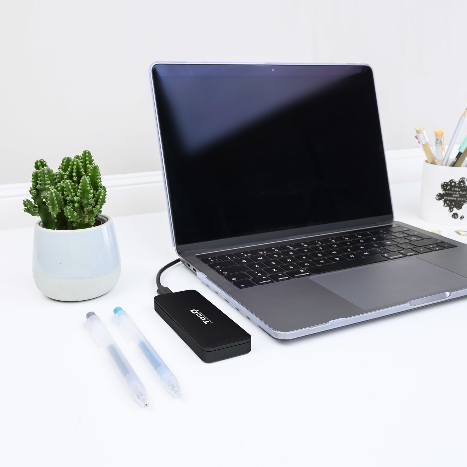 Caja externa tooq tqe - 2280b para ssd m.2 usb tipo c negro - Imagen 8