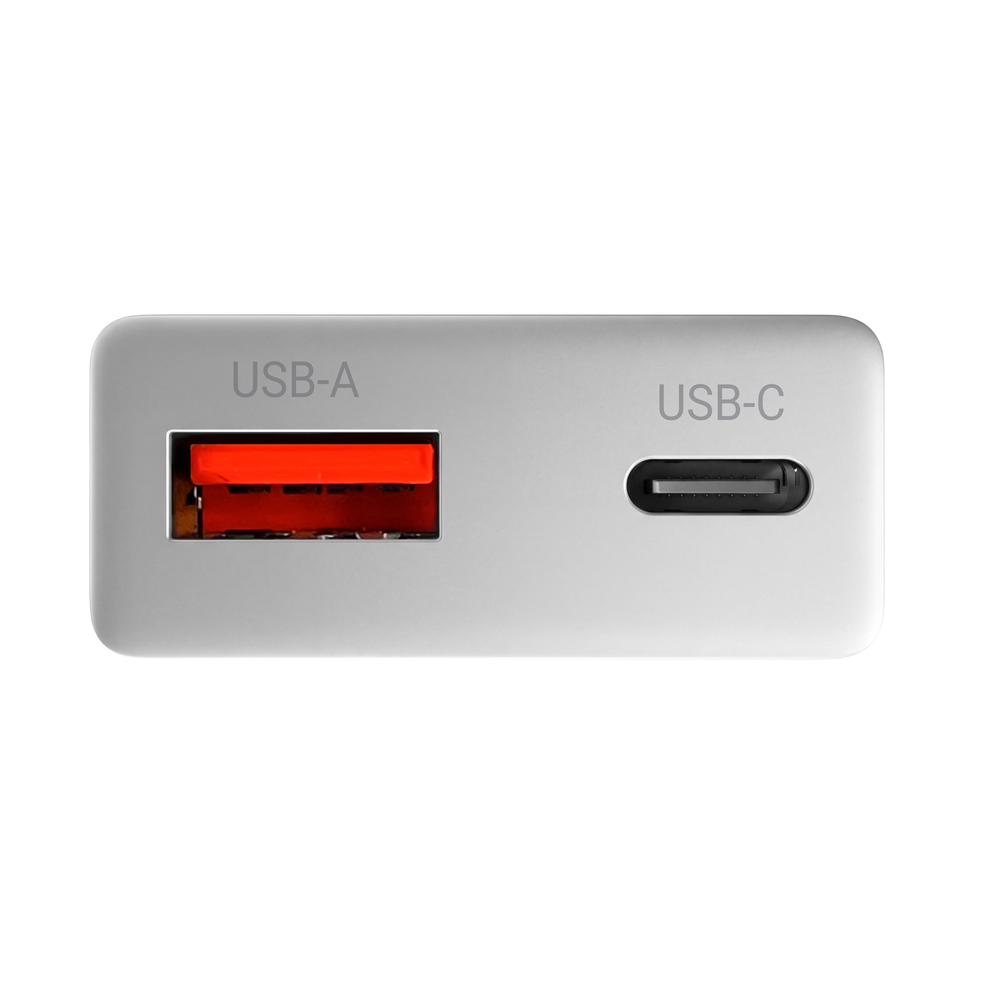 Cargador de pared mars gaming md - gan30w 30w 1x usb tipo c 1 x usb tipo a blanco - Imagen 6