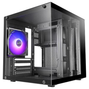 8435693114802 | P/N: MCCUBE | Cod. Artículo: DSP0000039918 Caja ordenador mars gaming mc - cube matx argb cristal templado negra