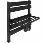 8436626131408 | P/N: YV-150RPB | Cod. Artículo: MGS0000034348 Yoevu -  kit radiador toallero 150 w mas repisa extra con ganchos -  color negro
