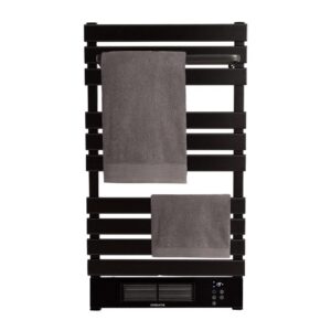 8436626131446 | P/N: YV-1000RPB | Cod. Artículo: MGS0000034351 Yoevu -  kit radiador toallero 500 | 1500 w mas repisa extra con ganchos -  color negro