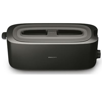 Tostadora philips daily collection hd2590 negro 1030w - 8 niveles - 2 ranuras largas - bandeja migas - Imagen 2