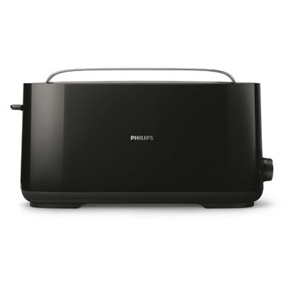 Tostadora philips daily collection hd2590 negro 1030w - 8 niveles - 2 ranuras largas - bandeja migas - Imagen 4