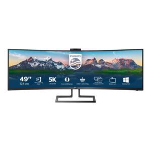 8712581753719 | P/N: 499P9H/00 | Cod. Artículo: DSP0000029898 Monitor curvo philips 499p9h 49 pulgadas 5k uhd 60hz
