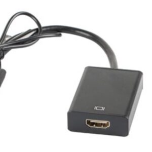 ADAPTADOR LANBERG VGA MACHO+AUDIO 3.5MM JACK/HDMI HEMBRA 20 CM NEGRO 5901969411065 AD-0021-BK