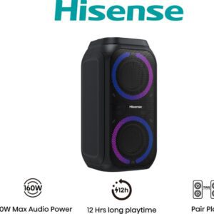 ALTAVOZ PORTATIL HISENSE PARTY ROCKER 160 2.0 160W BT USB NEGRO 6942351411071 PARTY ROCKER 160