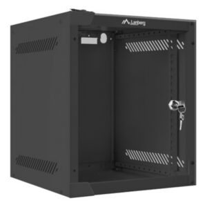 ARMARIO LANBERG MURAL RACK 10" 6U/280X310 FLAT PACK NEGRO PUERTA CRISTAL 5901969416916 WF10-2306-10B