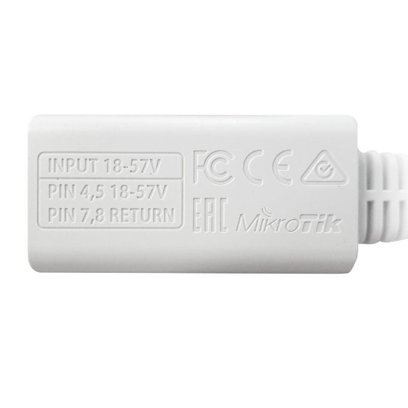 Adaptador Inyector PoE Mikrotik RBGPOE - Imagen 2