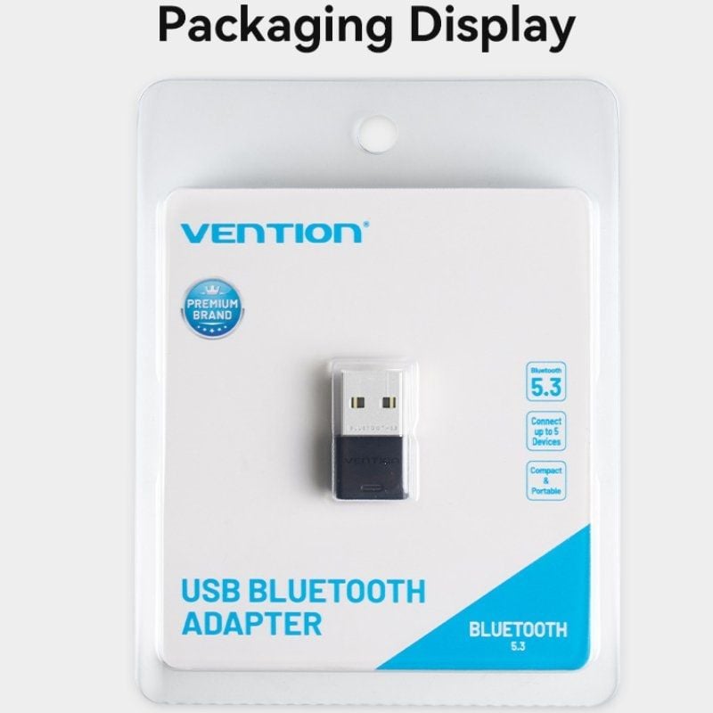 Adaptador USB - Bluetooth 5.3 Vention NAHB0 - Imagen 4