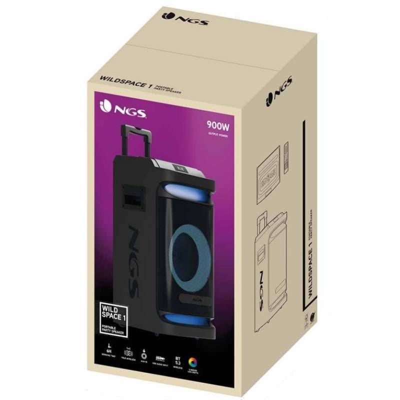 Altavoz Portable con Bluetooth NGS Wild Space 1/ 900W - Imagen 4