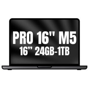Apple Macbook Pro 16"/ M5 Pro 18-Core CPU/ 24GB/ 1TB SSD/ 20-Core GPU/ Negro Espacial 195950714920 MGEA4Y/A APL-BOOK PRO MGEA4Y/A