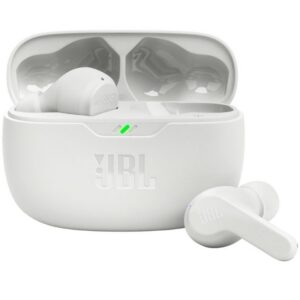 Auriculares Bluetooth JBL Wave Beam con estuche de carga/ Autonomía 8h/ Blanco 6925281947582 JBLWBEAMWHT JBL-AUR WAVE BEAM WH