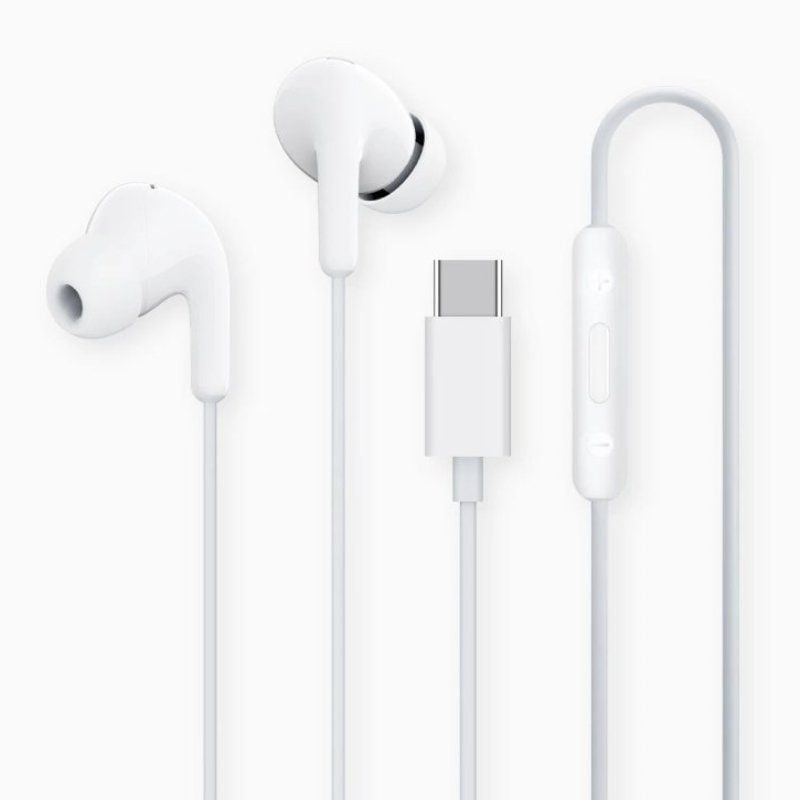 Auriculares Intrauditivos Xiaomi Earphones Tipo-C/ con Micrófono/ USB Tipo-C/ Blancos - Imagen 3