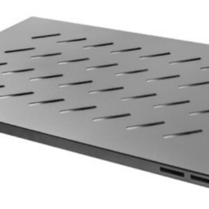 BANDEJA FIJA LANBERG 1U 480.5X580 MM HASTA 120 KG RACK ABIERTO DE 19? NEGRO 5901969439908 AK-1015-B