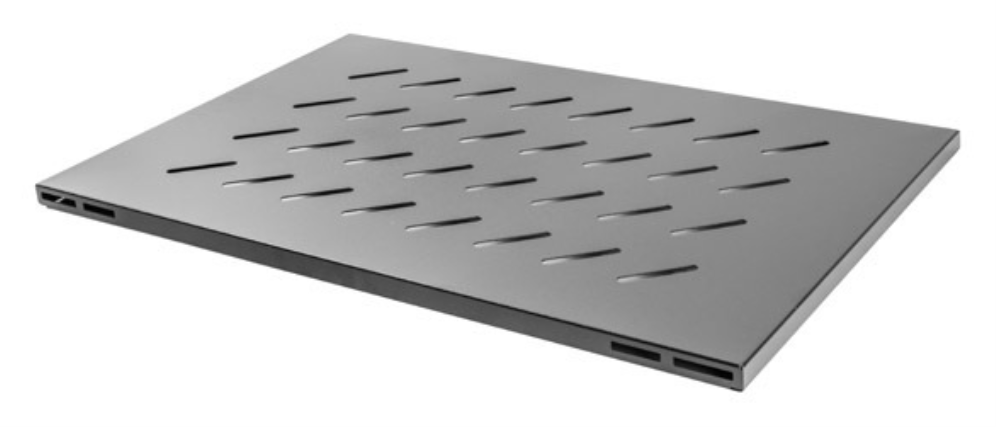 BANDEJA FIJA LANBERG 1U 480.5X580 MM HASTA 120 KG RACK ABIERTO DE 19? NEGRO 5901969439908 AK-1015-B