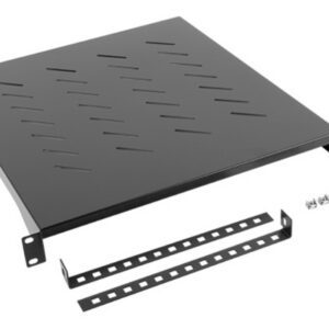 BANDEJA LANBERG FIJA 1U 483X500 MM HASTA 25 KG RACK DE 19 NEGRO 5901969403626 AK-1005-B