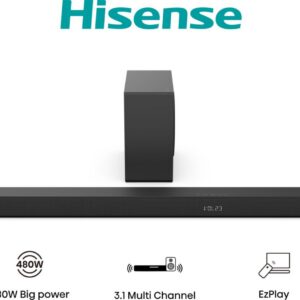 BARRA SONIDO HISENSE HS3100 3.1 480W BT 6942351409085 HS3100