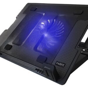 BASE EWENT PORTATIL+1 SILENT SPEED UP TO 17"- 2 PUERTOS USB 8032958189997 EW1258