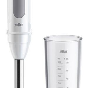 BATIDORA DE MANO BRAUN MQ50001M MULTIQUICK 5 1000W 21 VEL. ACERO 8021098004345 MQ50001M