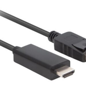CABLE LANBERG DISPLAYPORT A HDMI MACHO-MACHO 5M 5901969438734 CA-DPHD-11CC-0050-BK