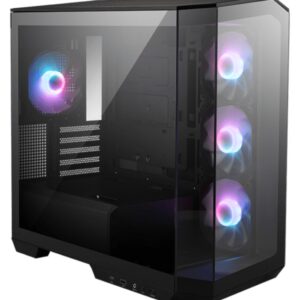CAJA GAMING MSI MAG PANO M100R PZ M-ATX RGB BLACK 4711377136471 306-7G24R26-HH9
