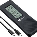 CARCASA HDD LEOTEC M.2 NVME CON PANEL LCD 8436588882943 LEM2EXT01