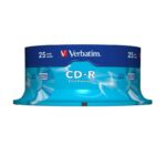 CD-R Verbatim Datalife 52X/ Tarrina-25uds 023942434320 43432 VERB-CD DATALIFE 700MB 25U