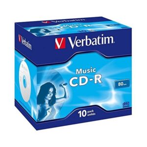 CD-R Verbatim Music 16X/ Caja-10uds 023942433651 43365 VERB-CD 43365