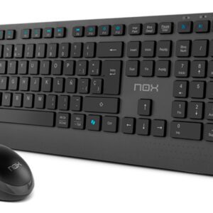 COMBO TECLADO-RATON NOX LITE DUO INALAMBRICO ES NEGRO 8436587976131 NXLITEDUOSP