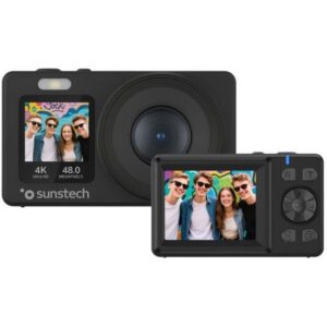 Cámara Digital Sunstech DCAM4825/ 48MP/ Zoom Óptico 18x/ Negra 8429015019876 DCAM4825BK SUN-CAMARA DCAM4825