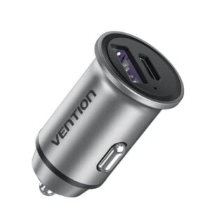 Cargador de Coche Vention FFFH0/ 1xUSB-Tipo C/ 1xUSB/ 30W 6922794761681 FFFH0 VEN-CAR FFFH0