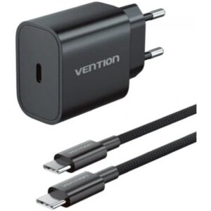 Cargador de Pared Vention G17B0-EU/ 1xUSB Tipo-C + Cable Lightning/ 20W 6922794790339 G17B0-EU VEN-CARGA G17B0-EU