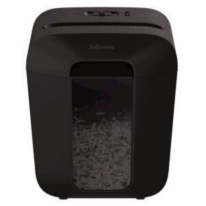 Destructora Fellowes LX45/ Corte en Partículas de 4 x 37mm/ Negra 043859764778 4400501 FELL-DESTRUCTORA LX45