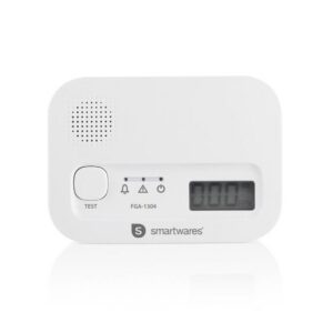 Detector de Monóxido de Carbono Smartwares FGA-13041 8713016106582 FGA-13041 SMW-MED FGA-13041