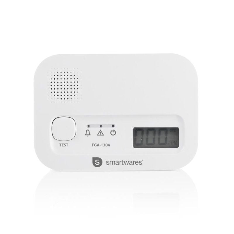 Detector de Monóxido de Carbono Smartwares FGA-13041 8713016106582 FGA-13041 SMW-MED FGA-13041