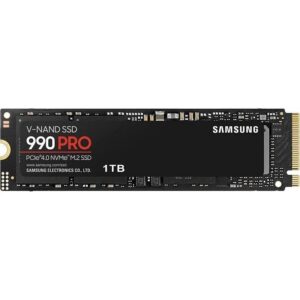 Disco SSD Samsung 990 PRO 1TB/ M.2 2280 PCIe Gen4/ Compatible con PS5 y PC/ Full Capacity 8806094215021 MZ-V9P1T0BW SAM-SSD M2 990 PRO 1TB