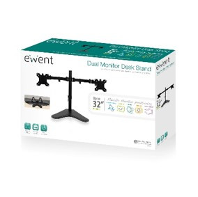 Ewent EW1536 soporte para monitor 81,3 cm (32") Independiente Negro - Imagen 3