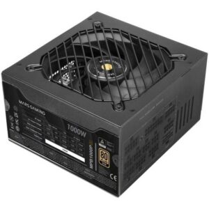 Fuente de Alimentación Mars Gaming MPB1000PSI/ 1000W/ Ventilador 14cm/ ATX 3.1/ PCIe 5.1/ 80 Plus Gold 8435693110163 MPB1000PSI TAC-FUENTE MPB1000PSI BK