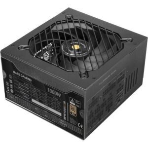 Fuente de Alimentación Mars Gaming MPB1000SIM/ 1000W/ Ventilador 14cm/ ATX 3.1/ PCIe 5.1/ 80 Plus Gold 8435693110125 MPB1000SIM TAC-FUENTE MPB1000SIM BK