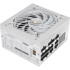 Fuente de Alimentación Mars Gaming MPB1000SIM/ 1000W/ Ventilador 14cm/ ATX 3.1/ PCIe 5.1/ 80 Plus Gold/ Blanca 8435693110149 MPB1000SIMW TAC-FUENTE MPB1000SIM WH