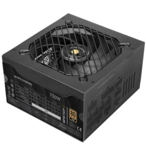 Fuente de Alimentación Mars Gaming MPB750PSI/ 750W/ Ventilador 14cm/ ATX 3.1/ PCIe 5.1/ 80 Plus Gold 8435693114154 MPB750PSI TAC-FUENTE MPB750PSI BK
