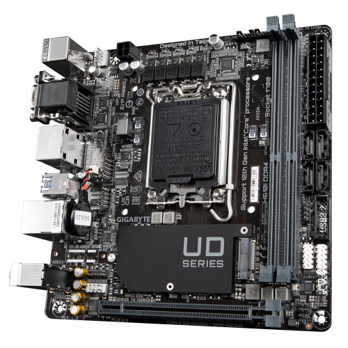 Gigabyte H610I DDR4 placa base Intel H610 Express LGA 1700 mini ITX - Imagen 3
