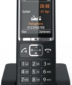 Gigaset COMFORT 550 Teléfono DECT Identificador de llamadas Negro 4250366866345 | P/N: S30852-H3001-D204 | Ref. Artículo: 1399633